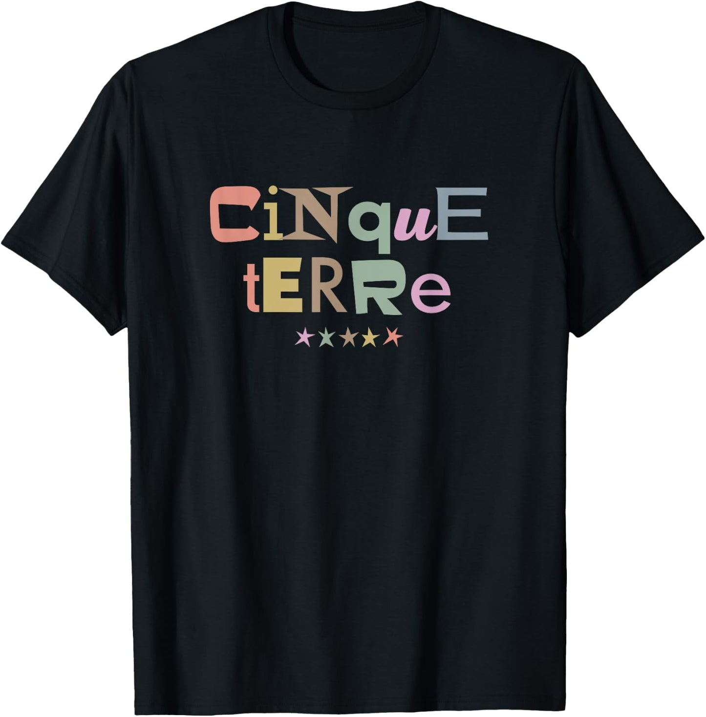 Cinque Terre T-Shirt - T-Shirt | Black