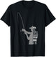 Philippians 4:13 Verses Fishing Funny Fisher Christian Gift T-Shirt - T-Shirt | Black