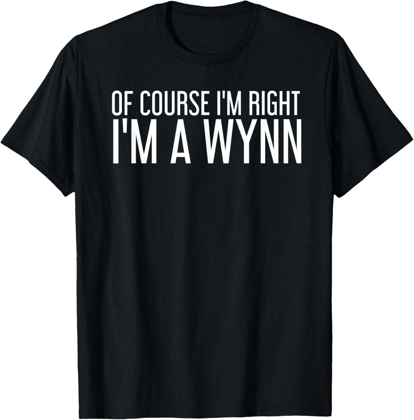 WYNN Gift Funny Surname Family Tree Birthday Reunion Idea T-Shirt - T-Shirt | Black