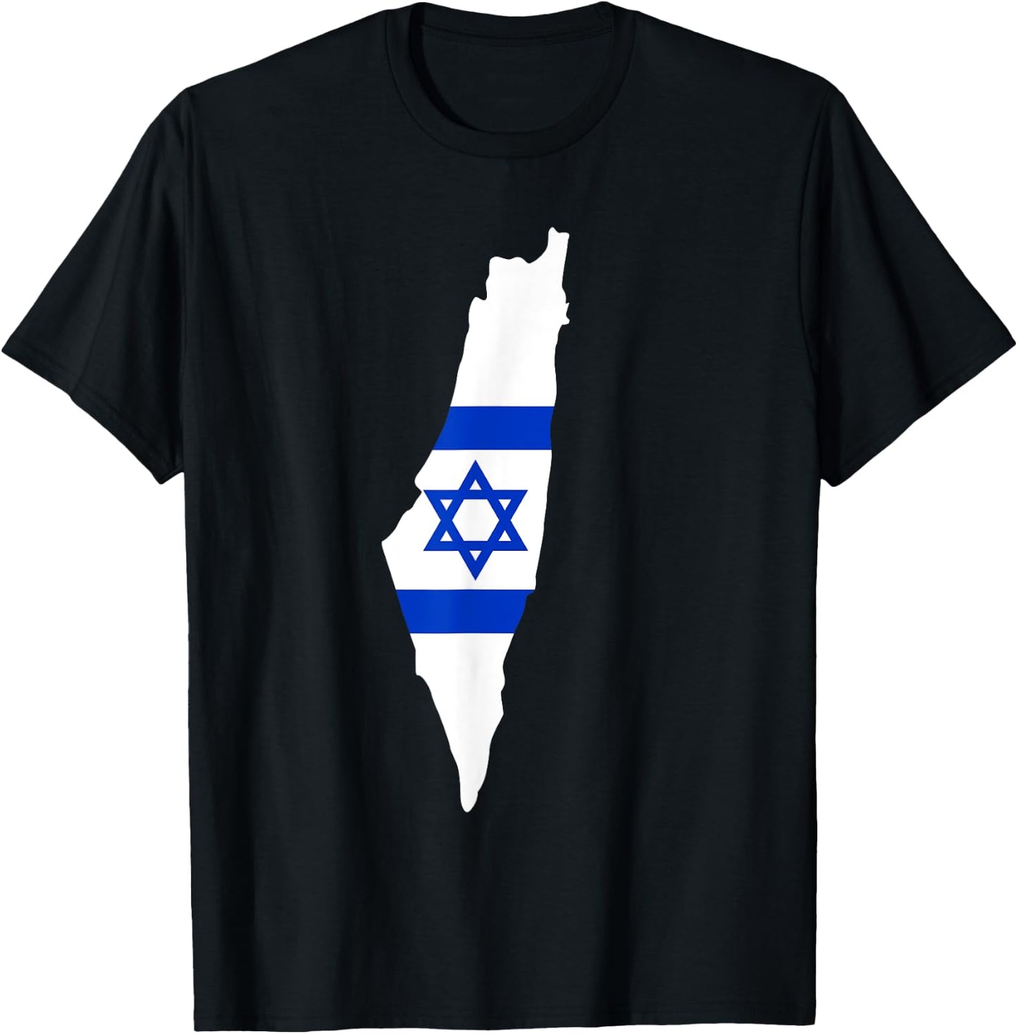 Israel map T-Shirt - T-Shirt | Black
