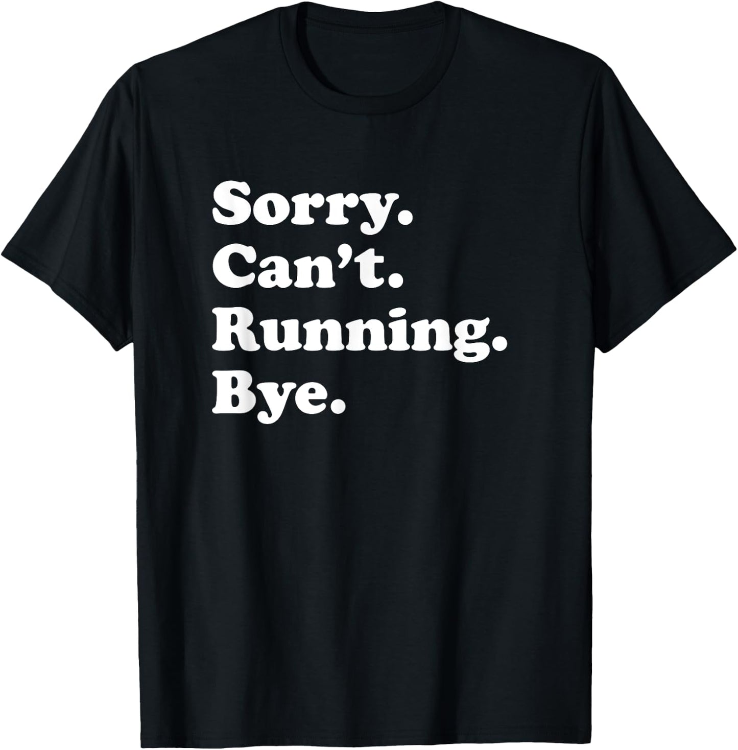 Funny Running Gift Women Boys or Girls T-Shirt - T-Shirt | Black