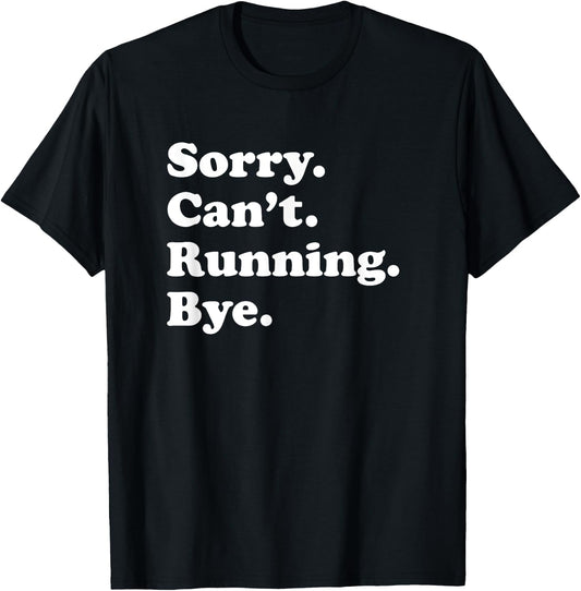Funny Running Gift Women Boys or Girls T-Shirt - T-Shirt | Black