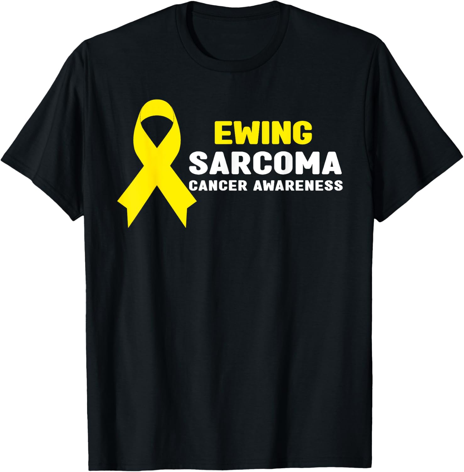 Ewing Sarcoma Shirt - Ewing Sarcoma Cancer Awareness T-Shirt - T-Shirt | Black