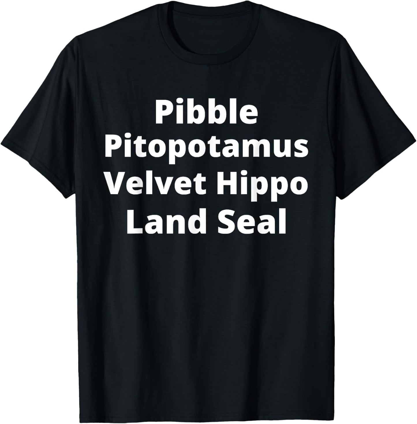 Pibble Mom Pitopotamus Dad Pitbull Lover Gift T-Shirt - T-Shirt | Black