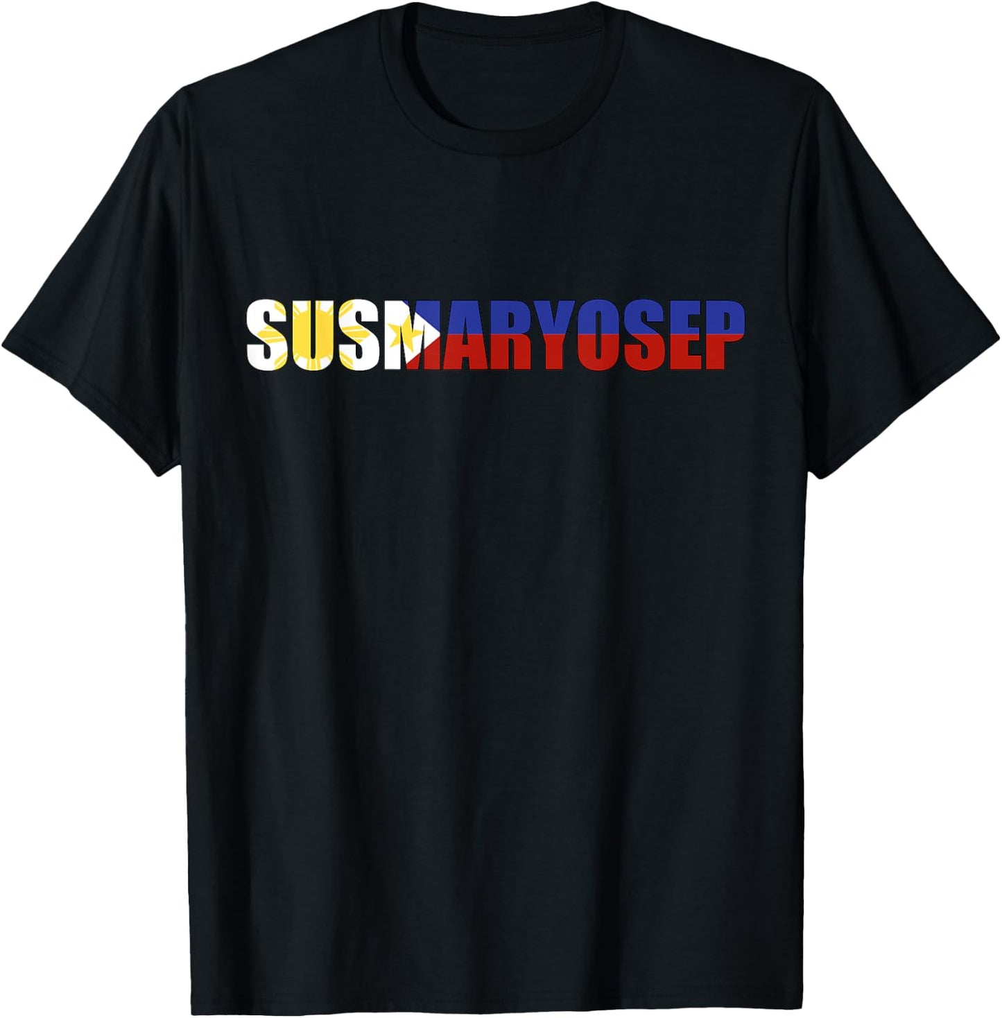 SUSMARYOSEP Tagalog Funny Filipino Flag Slang Phillipines T-Shirt - T-Shirt | Black