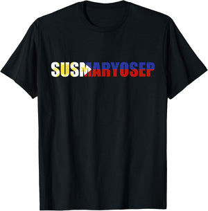 SUSMARYOSEP Tagalog Funny Filipino Flag Slang Phillipines T-Shirt - T-Shirt | Black