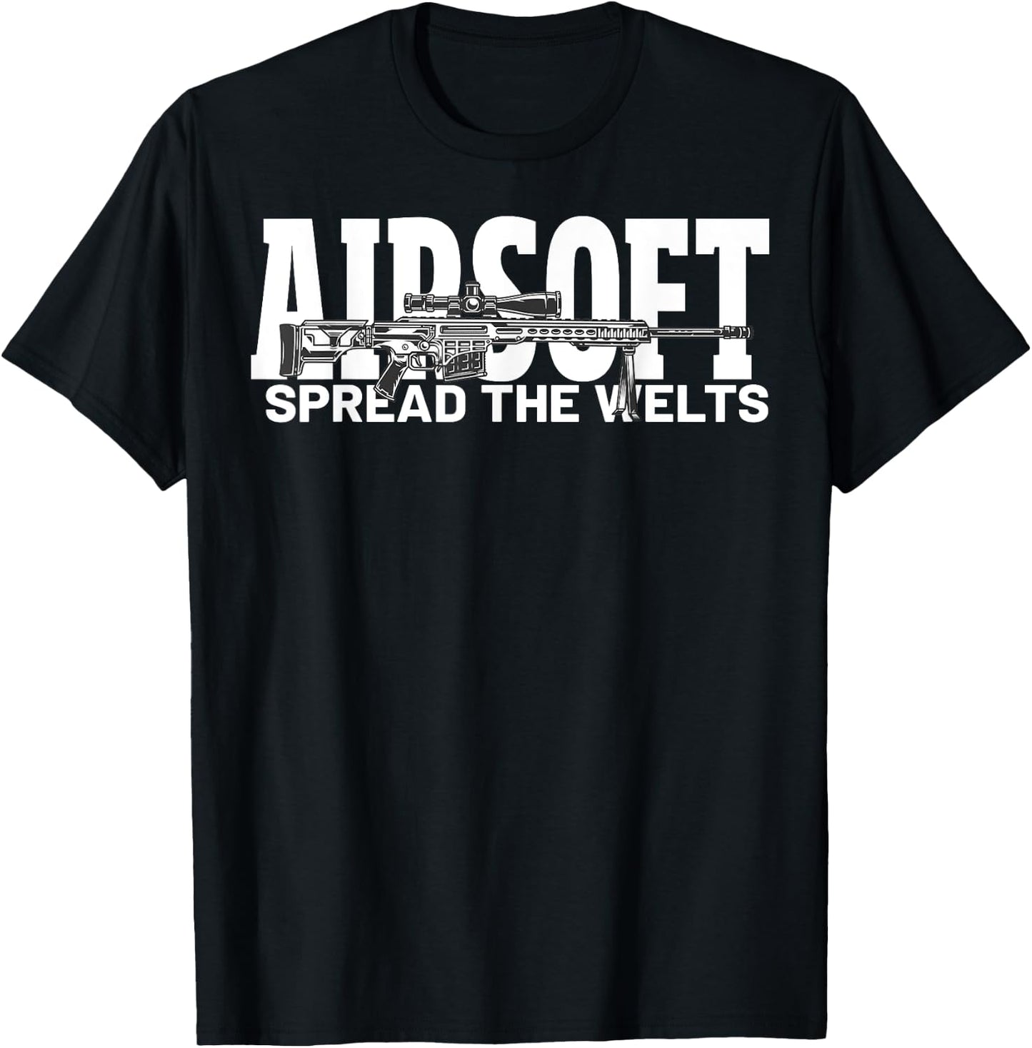 Airsoft Spread The Welts T-Shirt - T-Shirt | Black