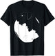 Yin Yang Irish Wolfhound Funny Dog Symbol Zen Meditation Women Kids T-Shirt - T-Shirt | Black