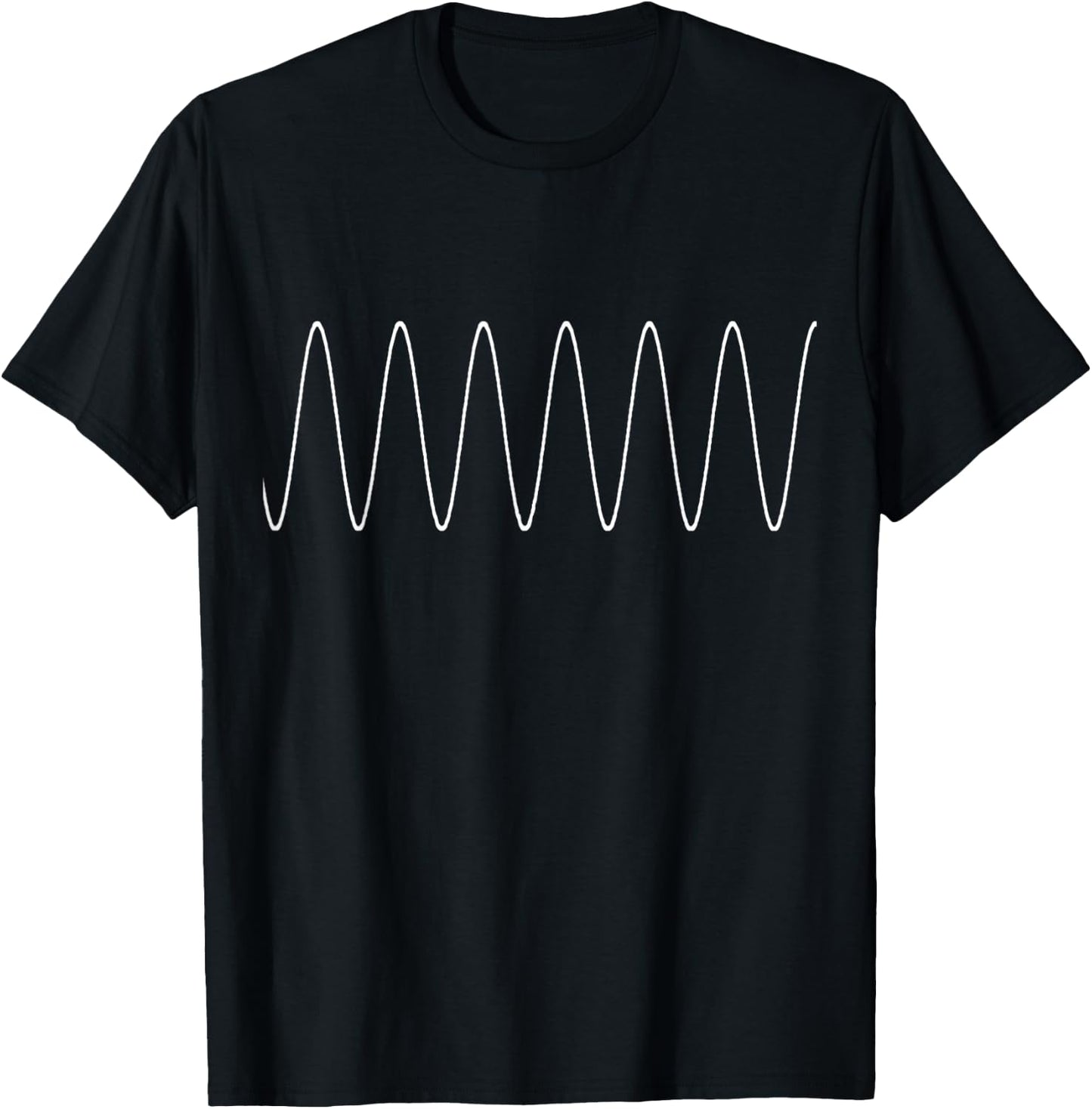 Sine Waveform Digital Oscilloscope Electrical Signal T-Shirt - T-Shirt | Black