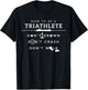 How To Be A Triathlete Don't Drown Don't Crash Don't Walk T-Shirt - T-Shirt | Black