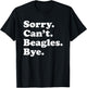 Funny Beagle Dog Gift Women Boys or Girls T-Shirt - T-Shirt | Black