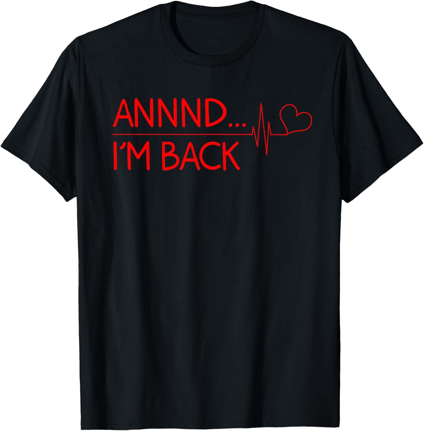 Funny Heart Attack Survivor Gift Women Cool Recovery T-Shirt - T-Shirt | Black