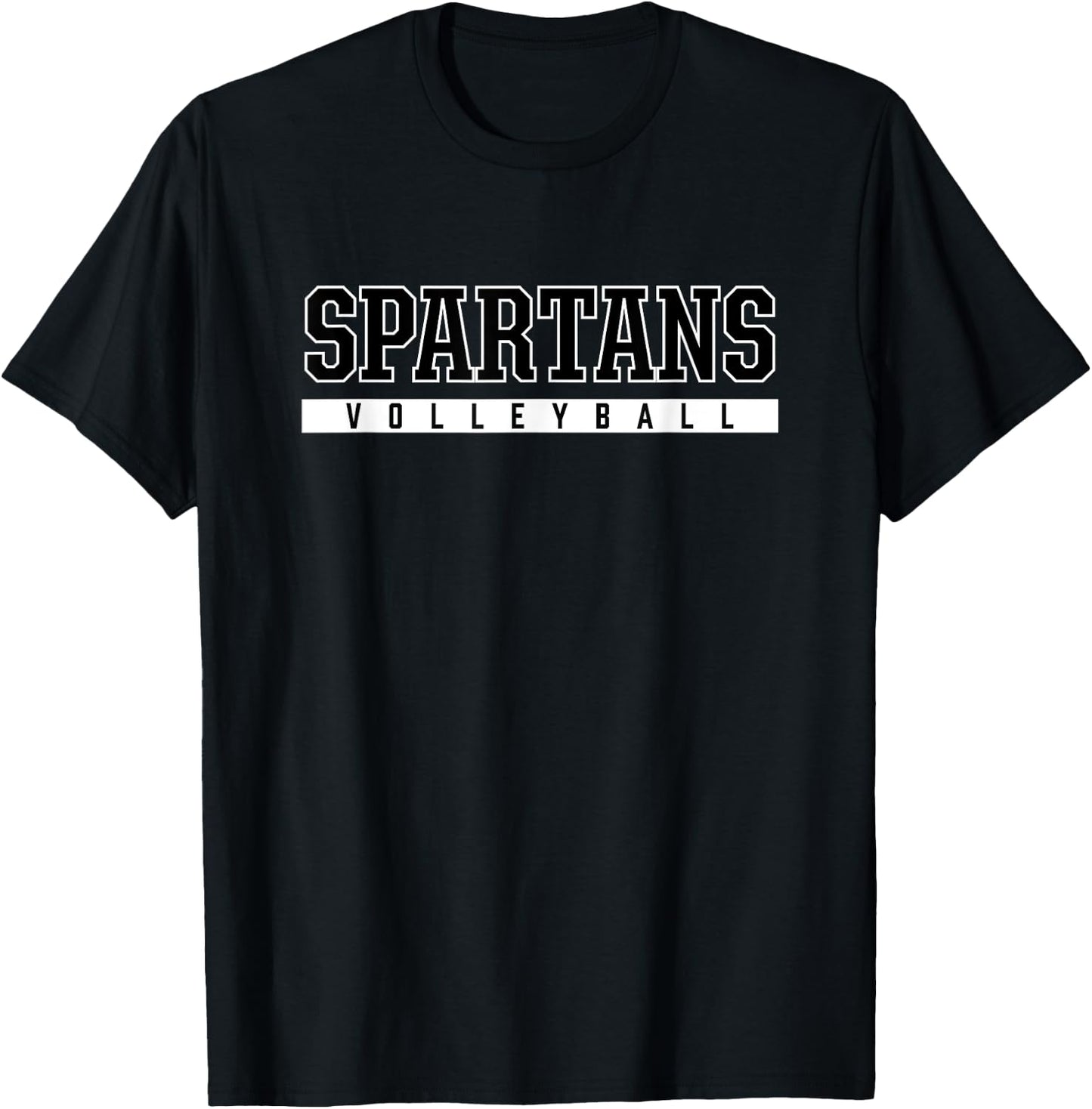 Spartans Lake Forest High School Volleyball T-Shirt - T-Shirt | Black