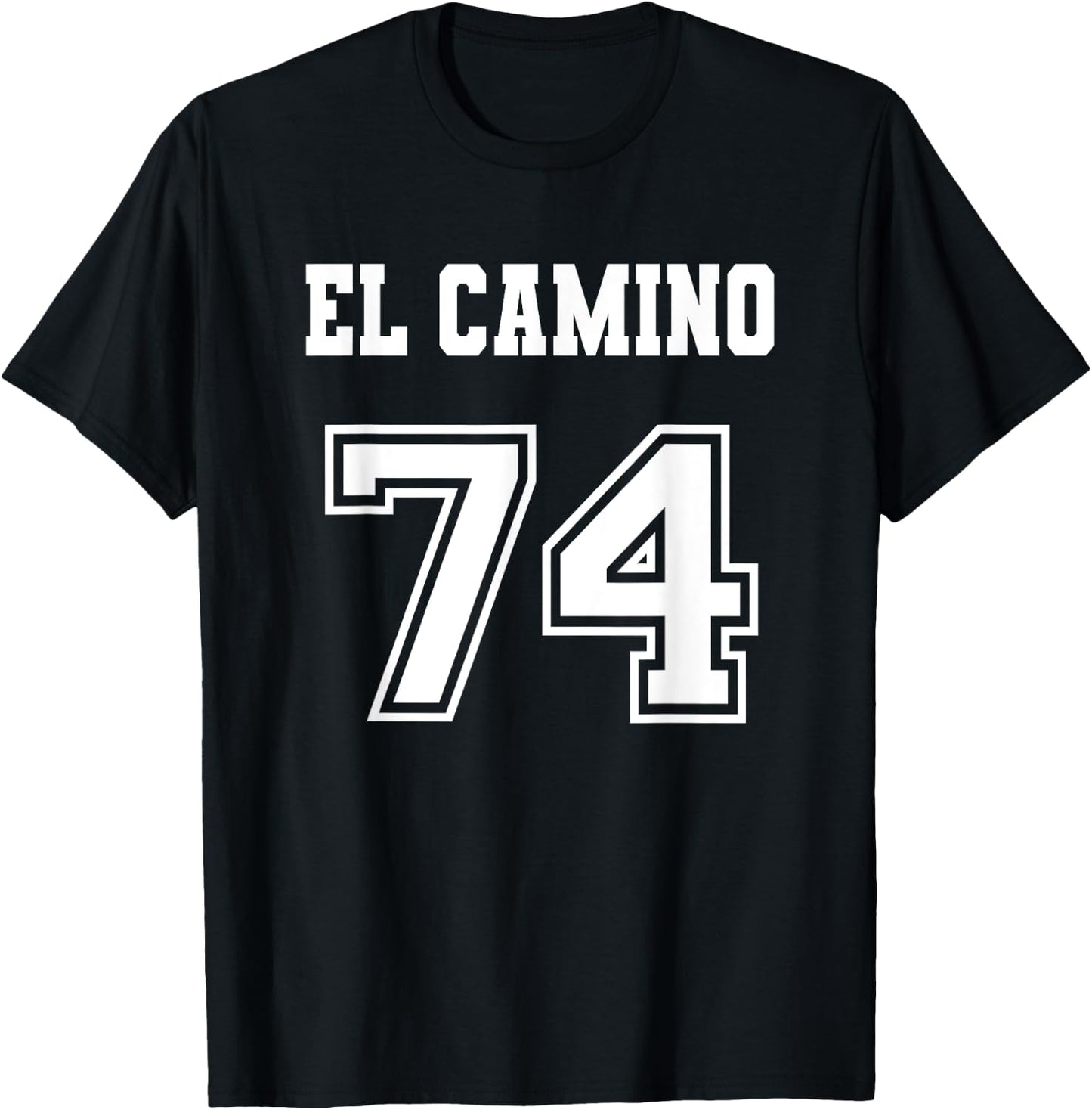 Jersey Style El Camino 74 1974 T-Shirt - T-Shirt | Black