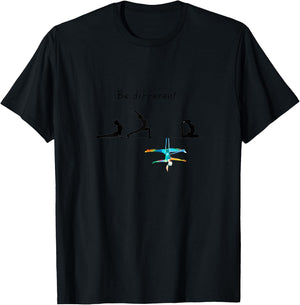Aerialist top - aerialist gifts - unique be different aerial T-Shirt - T-Shirt | Black