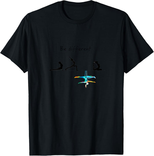 Aerialist top - aerialist gifts - unique be different aerial T-Shirt - T-Shirt | Black