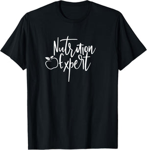 Nutritionist Expert Dietitian Dietician Nutrition Food T-Shirt - T-Shirt | Black