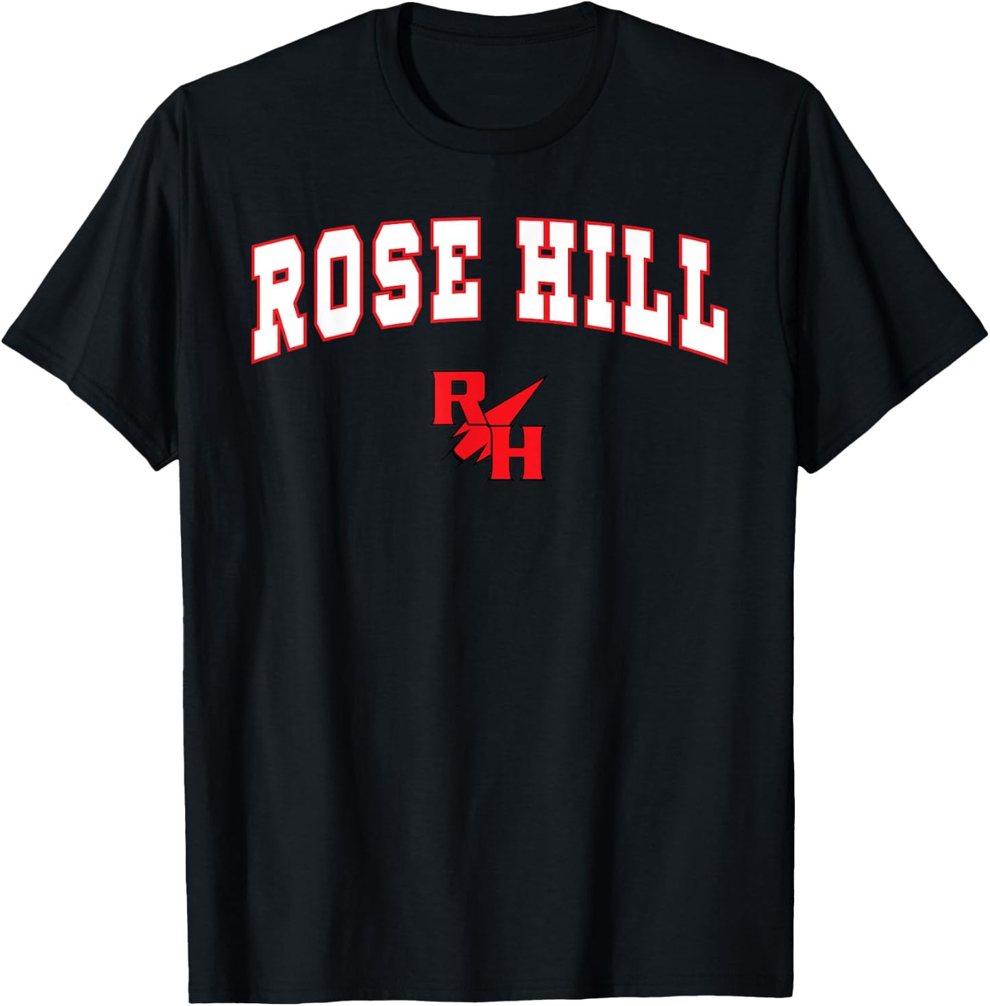 Rose Hill High School Rockets T-Shirt - T-Shirt | Black