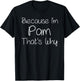 PAM Funny Personalized Birthday Women Name Gift T-Shirt - T-Shirt | Black