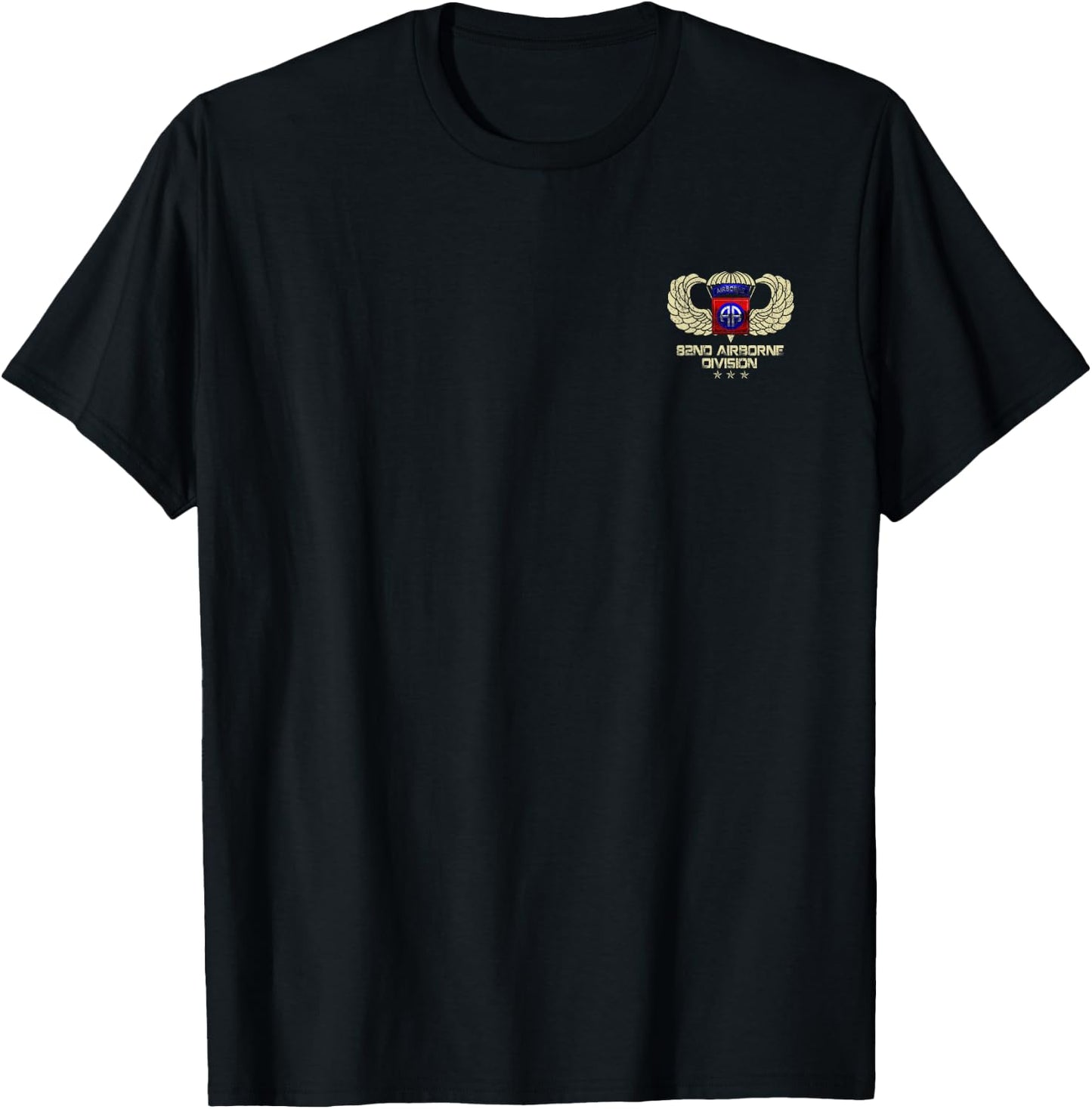 82nd Airborne Division Paratrooper , Veterans Day Gift T-Shirt - T-Shirt | Black