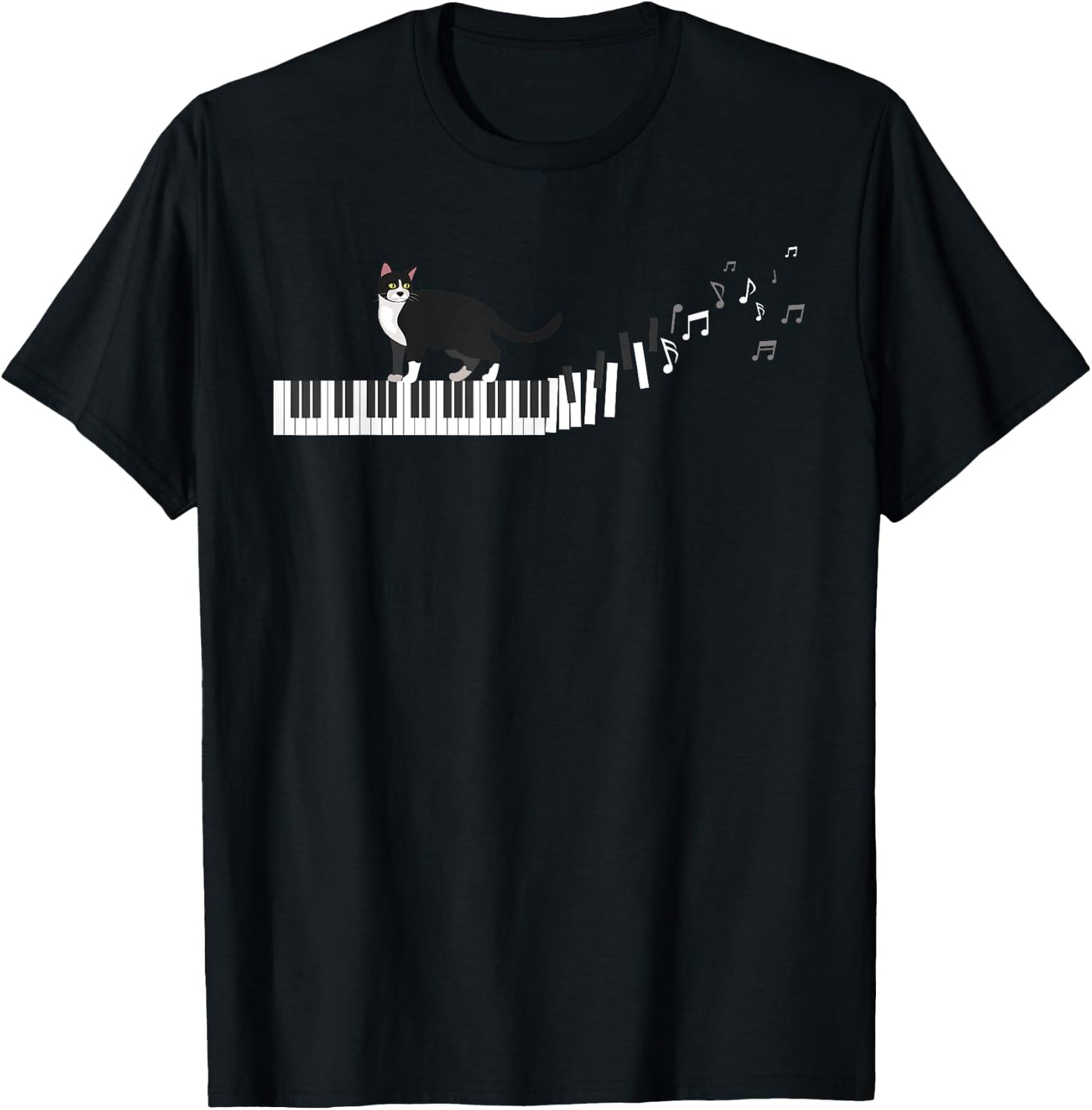 Piano Keyboard Classical Music Pianist Gift Piano T-Shirt - T-Shirt | Black