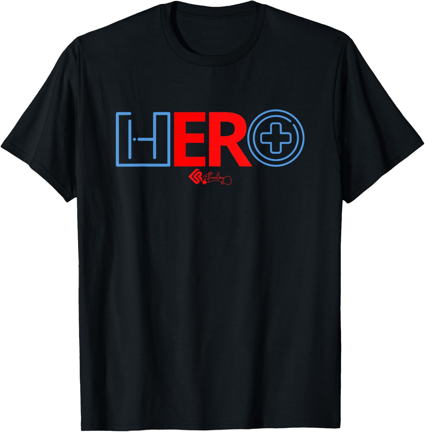 ER Heroes: Healthcare Professional Apparel for Emergency Dep T-Shirt - T-Shirt | Black