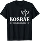 Kosrae Flag, Kosrae Island, Micronesia Kosrae T-Shirt - T-Shirt | Black