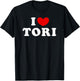 I Love Tori, I Heart Tori T-Shirt - T-Shirt | Black
