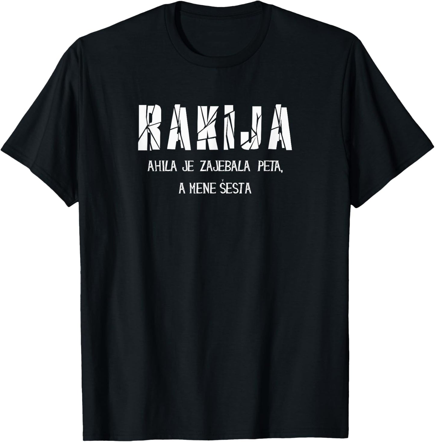Rakija Majica I Bosna Hrvatska Srbija Balkan T-Shirt - T-Shirt | Black