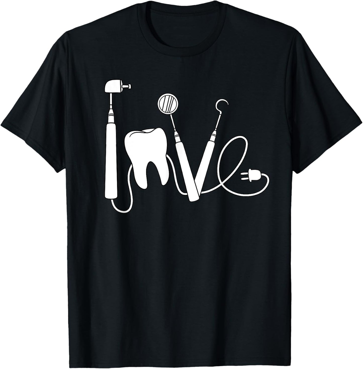 Dentist Mouth Doctor Dentistry Oral Hygiene Dental Surgeon T-Shirt - T-Shirt | Black