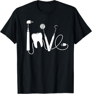 Dentist Mouth Doctor Dentistry Oral Hygiene Dental Surgeon T-Shirt - T-Shirt | Black
