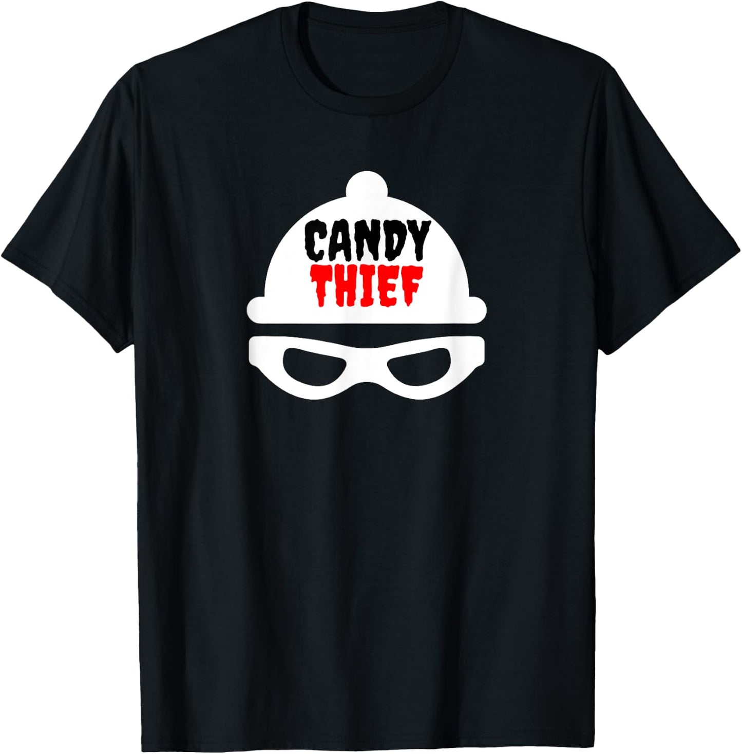 Candy Thief - Easiest Halloween Costume For Kids Dad or Mom T-Shirt - T-Shirt | Black
