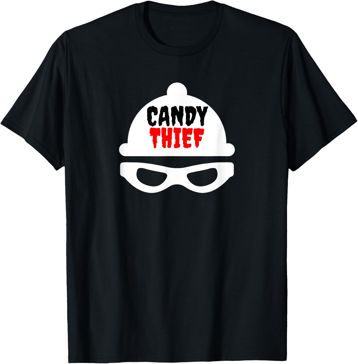 Candy Thief - Easiest Halloween Costume For Kids Dad or Mom T-Shirt - T-Shirt | Black
