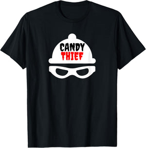 Candy Thief - Easiest Halloween Costume For Kids Dad or Mom T-Shirt - T-Shirt | Black