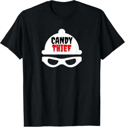 Candy Thief - Easiest Halloween Costume For Kids Dad or Mom T-Shirt - T-Shirt | Black