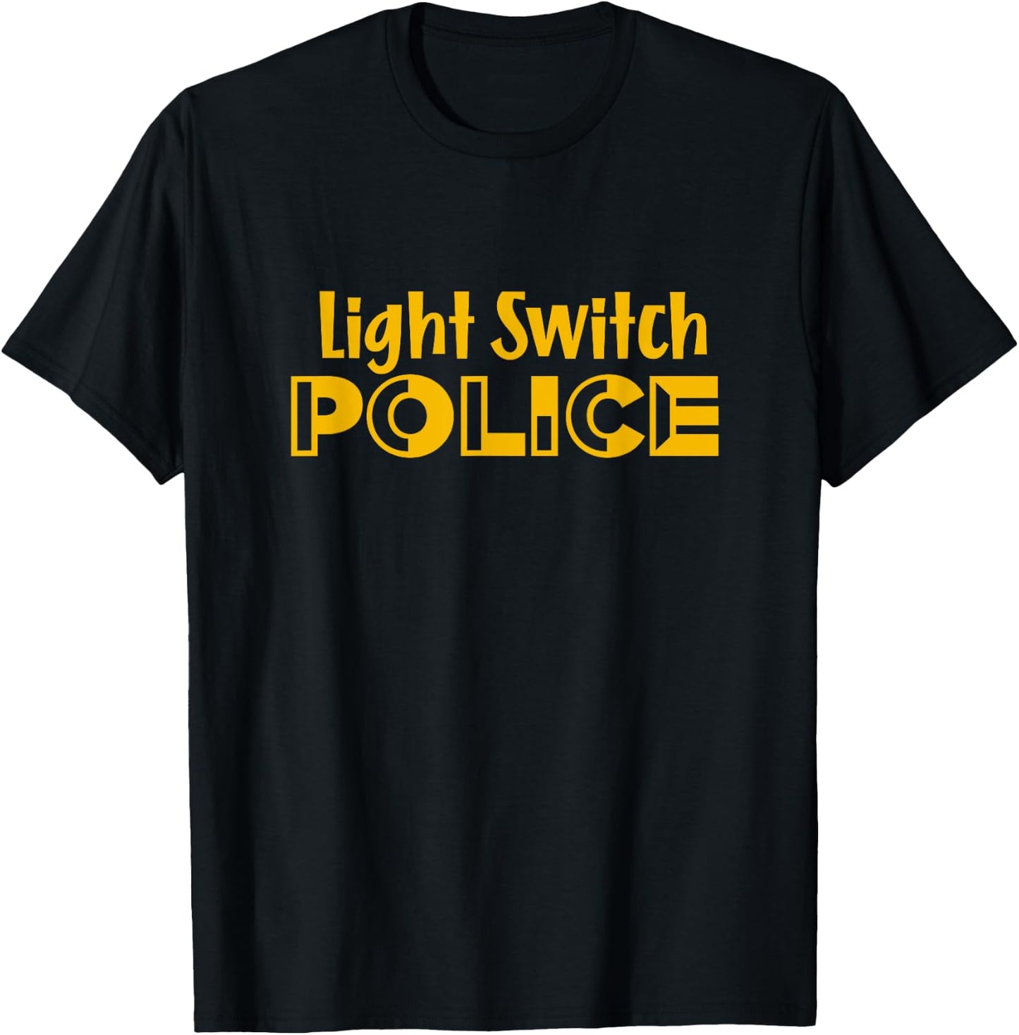 Light Switch Police T-Shirt - T-Shirt | Black