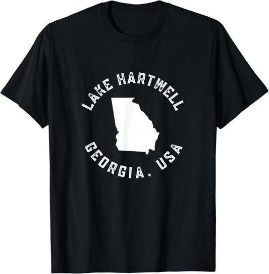 Lake Hartwell Georgia, USA T-Shirt - T-Shirt | Black