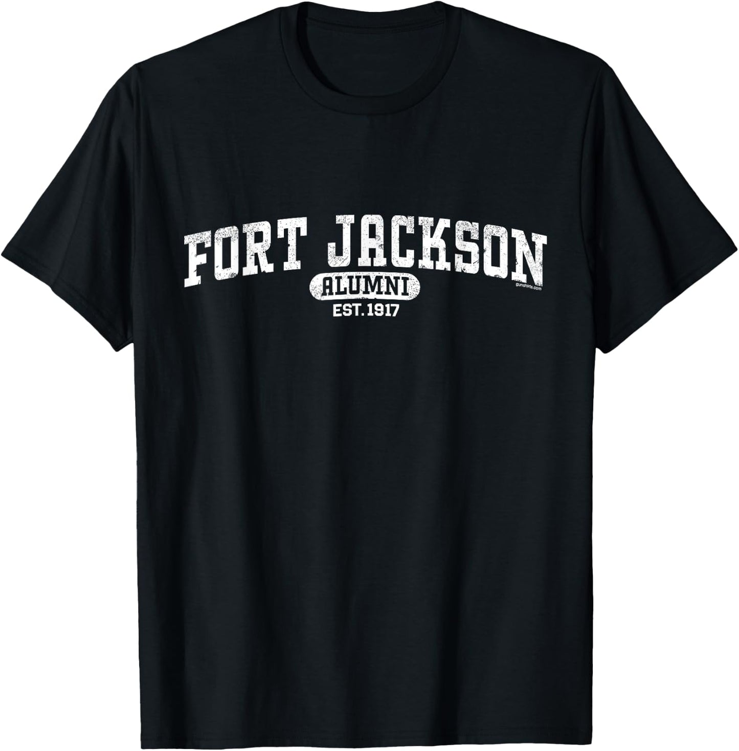 Fort Jackson Alumni (Retro) - South Carolina T-Shirt - T-Shirt | Black