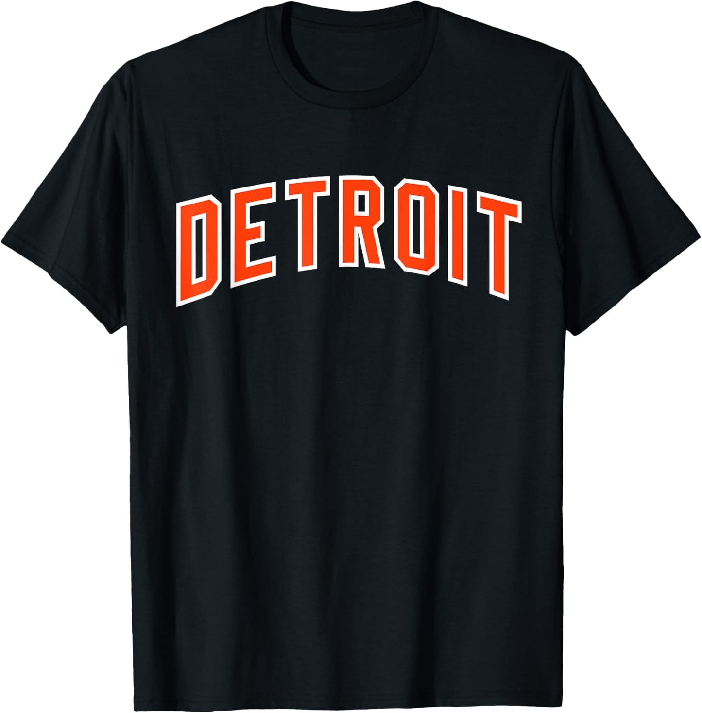 Vintage Detroit Men Detroit Retro Detroit Throwback T-Shirt - T-Shirt | Black