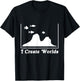 Aquascaping Aquascaper Aquarium Fish Care Creates World T-Shirt - T-Shirt | Black