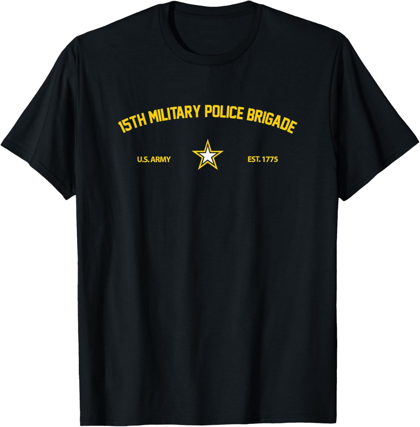 US Army 15th Military Police Brigade T-Shirt - T-Shirt | Black
