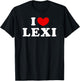 I Love Lexi, I Heart Lexi T-Shirt - T-Shirt | Black