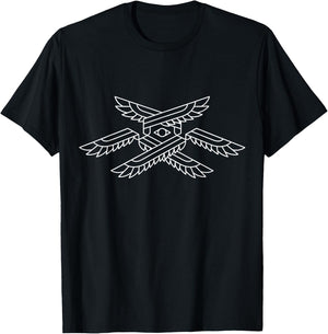 Biblically Accurate Angel Seraphim Ophanim Seraph T-Shirt - T-Shirt | Black