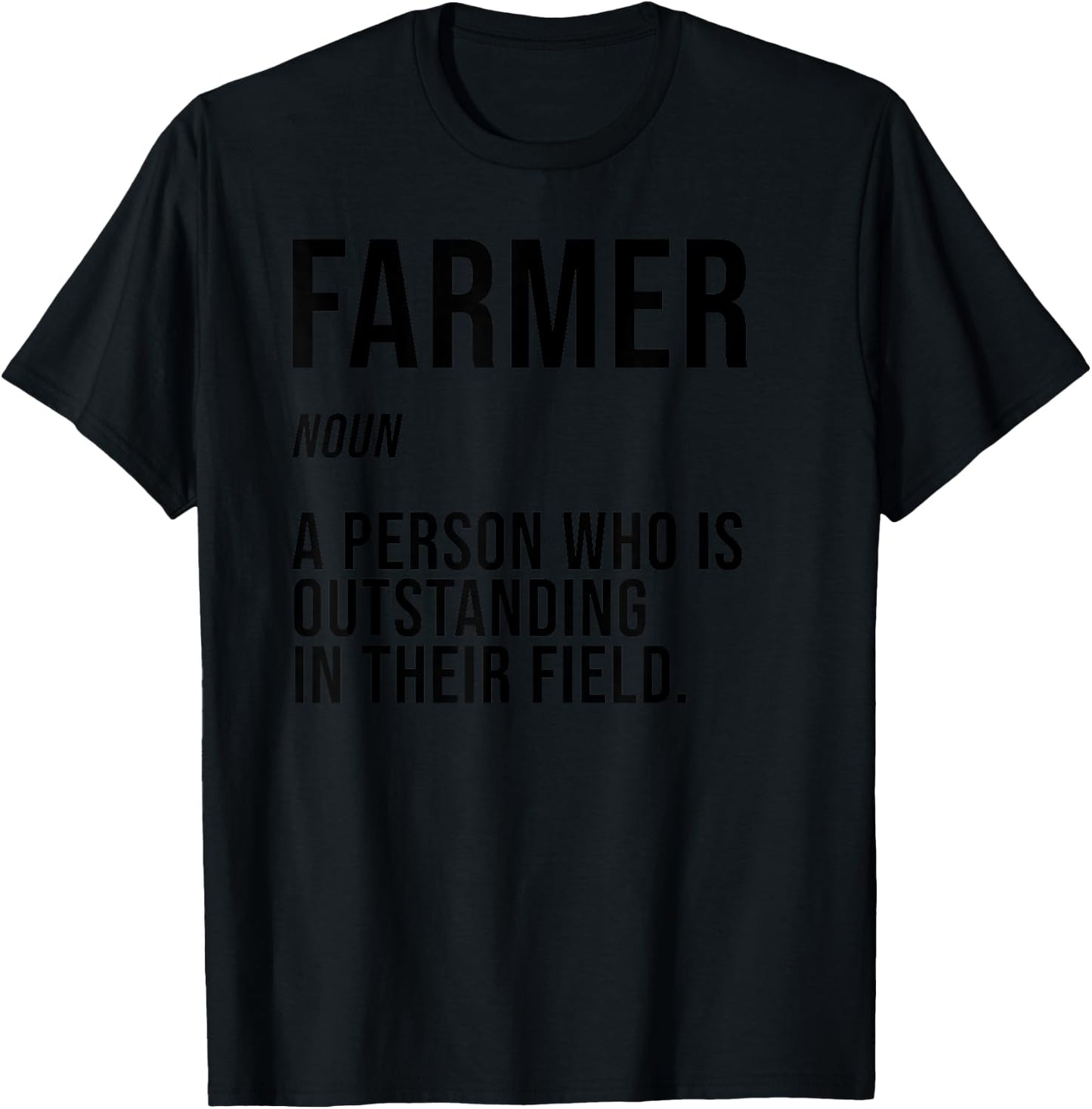 Funny Dairy Farmer Gift Local Farming Men Women Boys Girls T-Shirt - T-Shirt | Black