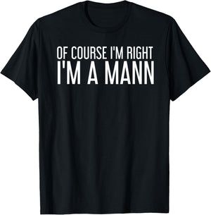MANN Gift Funny Surname Family Tree Birthday Reunion Idea T-Shirt - T-Shirt | Black