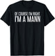 MANN Gift Funny Surname Family Tree Birthday Reunion Idea T-Shirt - T-Shirt | Black