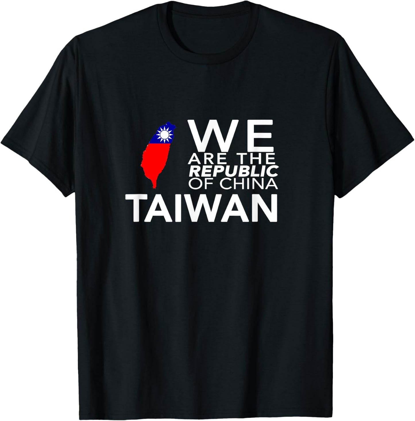 I Love Taiwan Flag Taiwanese Taiwan Pride ROC Taipei T-Shirt - T-Shirt | Black