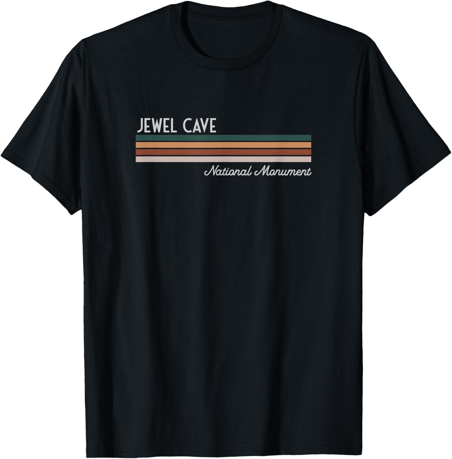 Jewel Cave National Monument T-Shirt - T-Shirt | Black