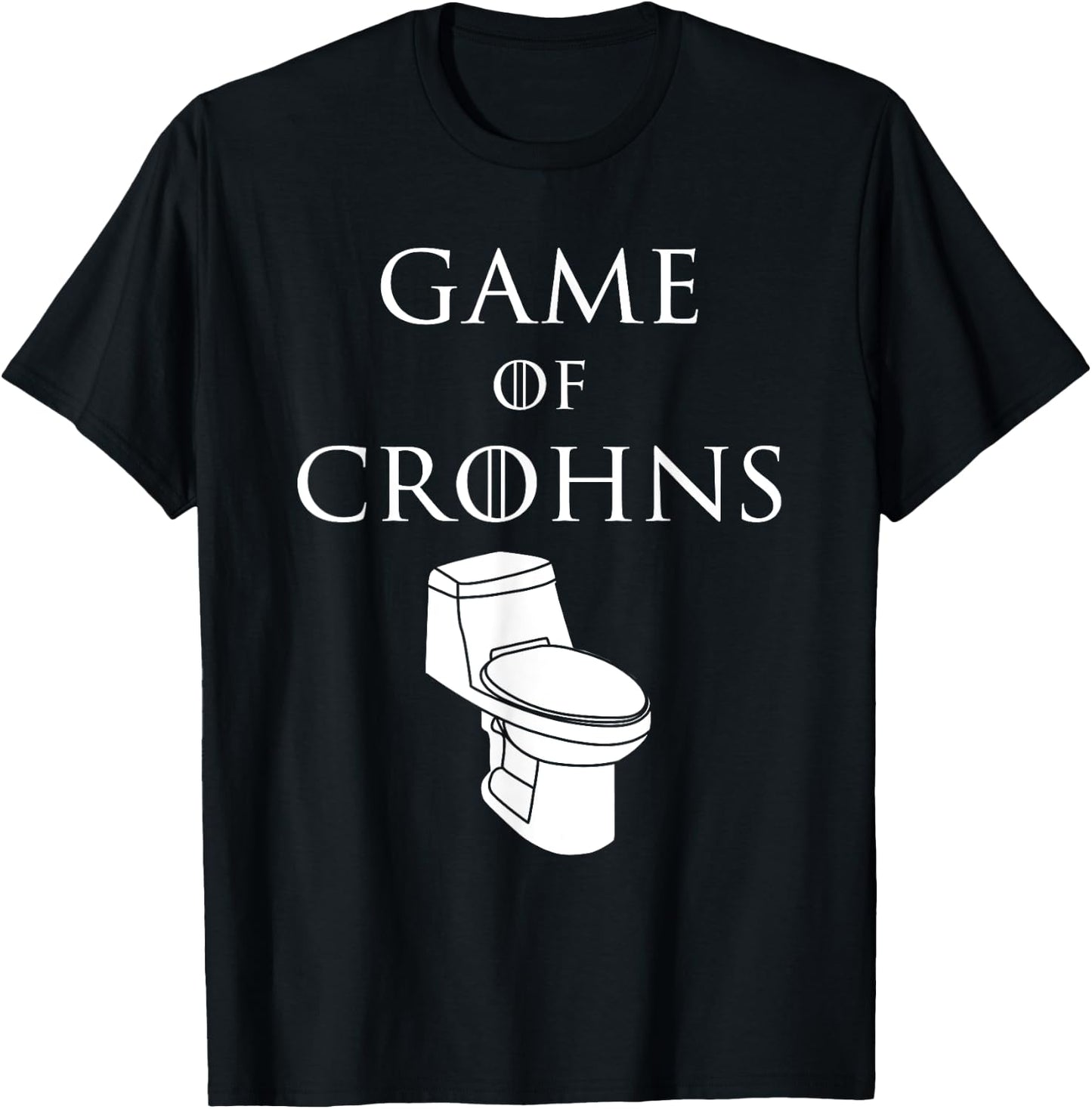 Funny Game of Crohns Awareness Chron's Disease Symptoms T-Shirt - T-Shirt | Black