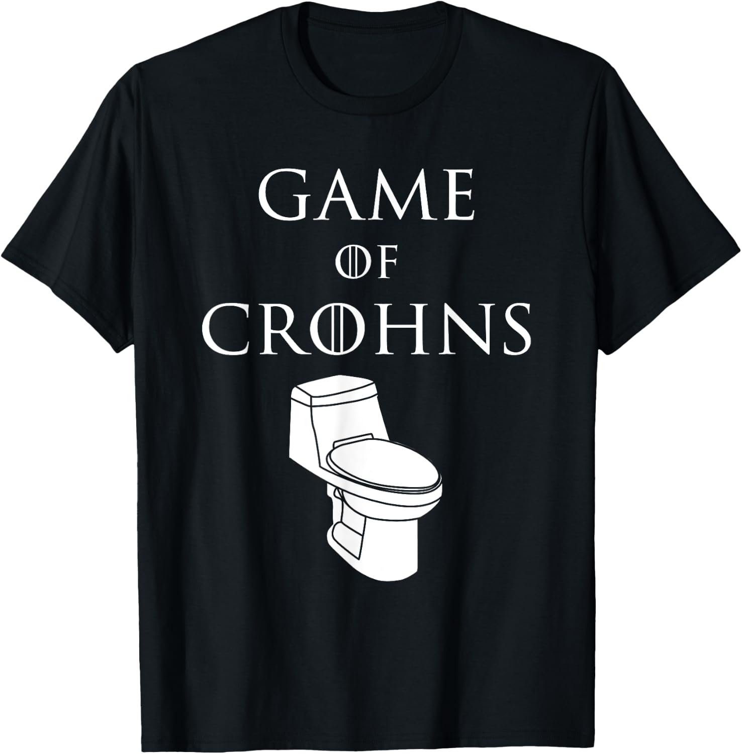Funny Game of Crohns Awareness Chron's Disease Symptoms T-Shirt - T-Shirt | Black